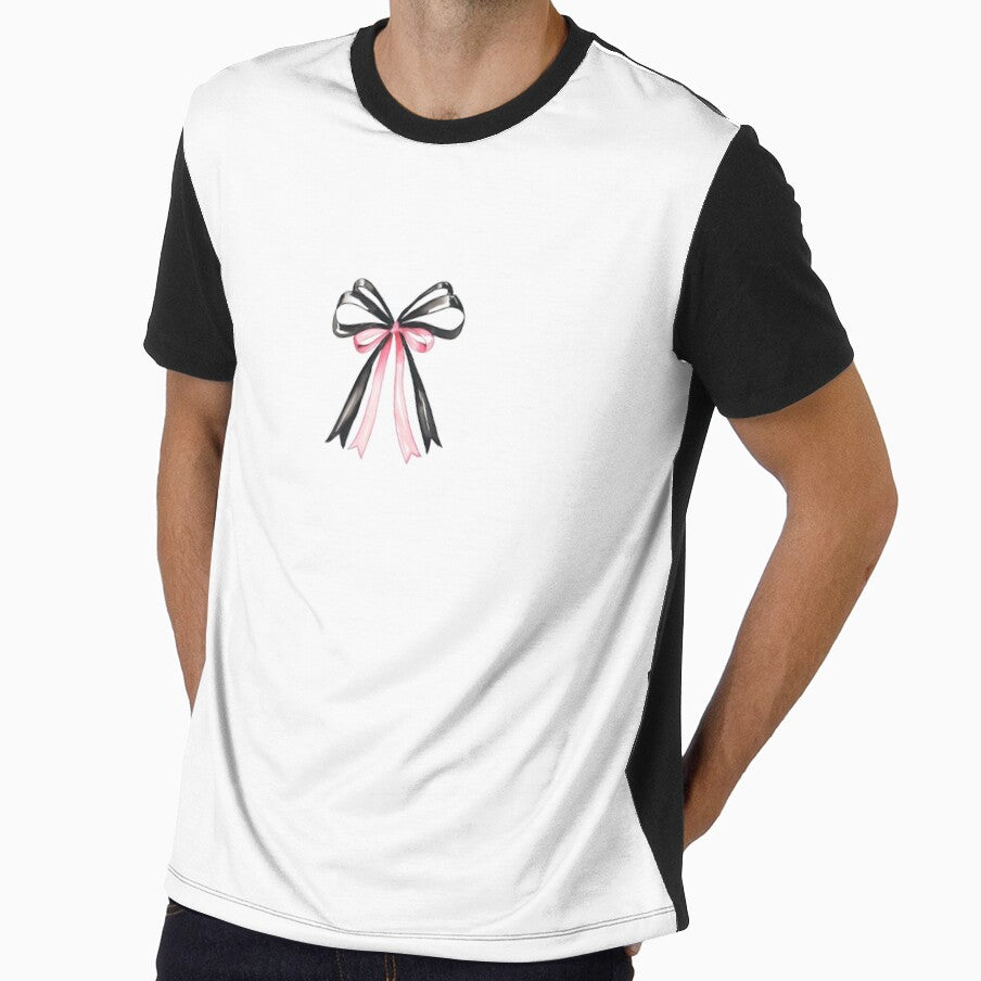Coquette Balletcore Aesthetic Ribbon Illustration by IdolinkEmporium