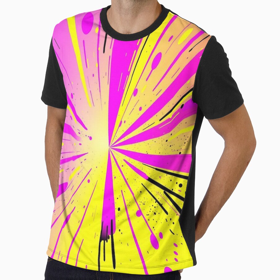 Rave Neon Explosion Comic Style by UNK-Fatigues