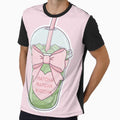 Coquette Matcha Iced Latte Bow Aesthetic – Pink Kawaii Drink Illustration by GiftsCreek