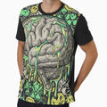 Melting Psychedelic Brain Neon Toxic Slime Grunge by Pride Emblem Prints