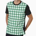 Fresh Sage Forest Green Gingham Checkered Pattern by velvetearth