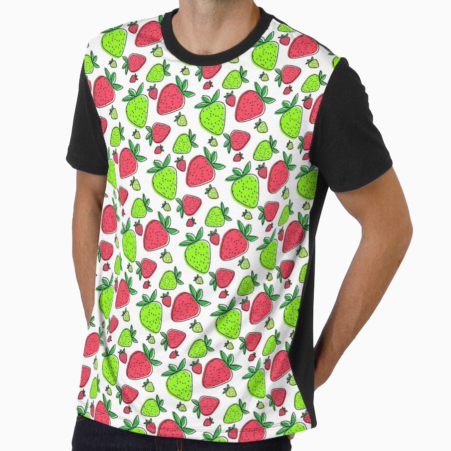 Bright Strawberry Pattern by FAD-Artwork