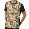Retro Melon | Bright, Watermelon Pattern by FreebirdDrift