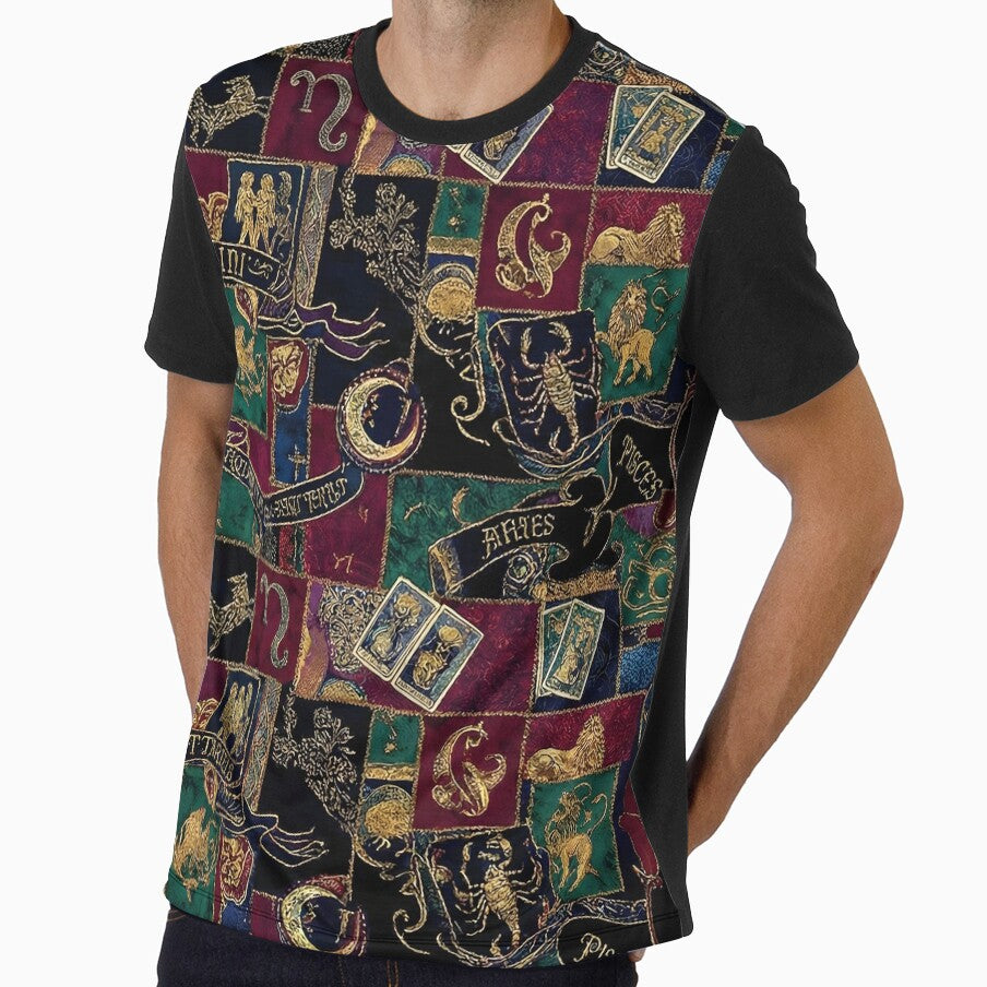 Mystic Zodiac Whimsigoth Maximalism Patchwork by auxincaftan0o