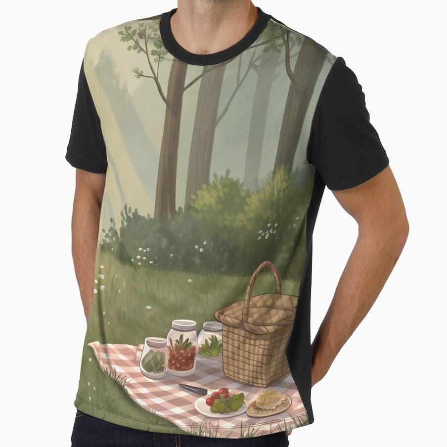 Cottagecore Forest Edge Picnic by Bionson Art