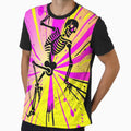 Rave Dancing Skeleton Neon Explosion Comic Style by UNK-Fatigues