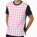 Pink Gingham Check Pattern by paralia