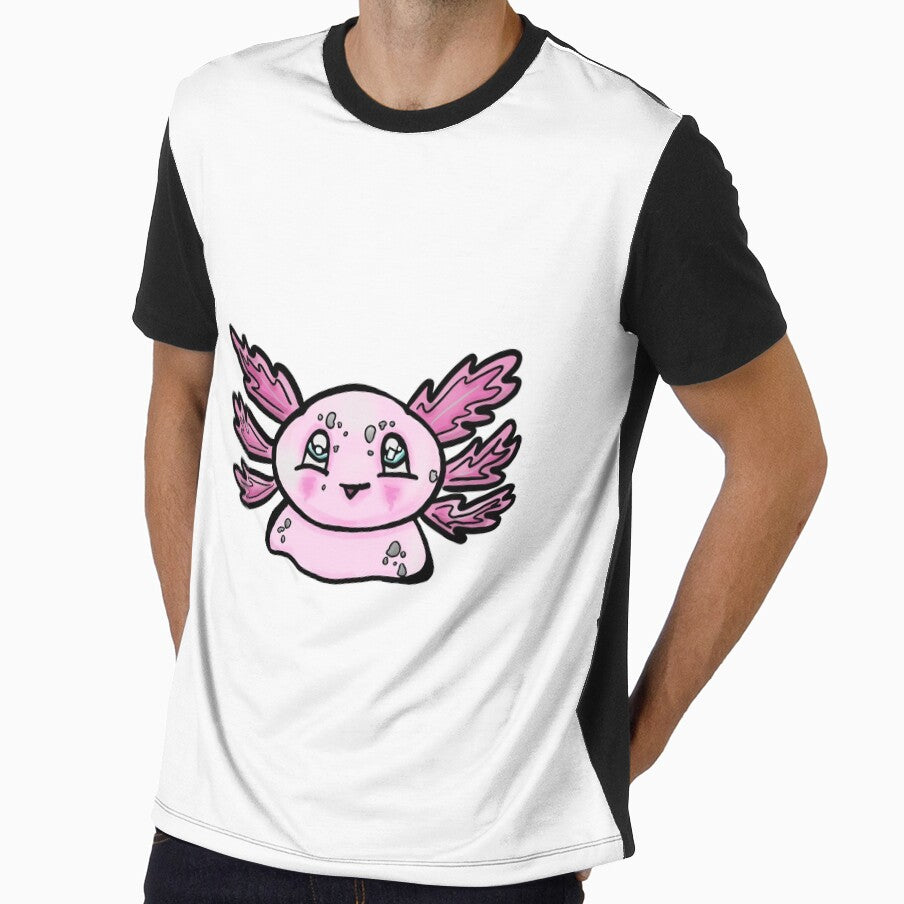 Pink Axolotl Graphic by BioLushGraphics