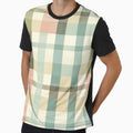 Summer Color Inspired Gingham (Checkered) Pattern Print by PinUpPizzazz