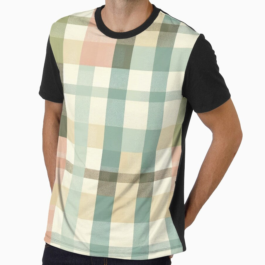 Summer Color Inspired Gingham (Checkered) Pattern Print by PinUpPizzazz