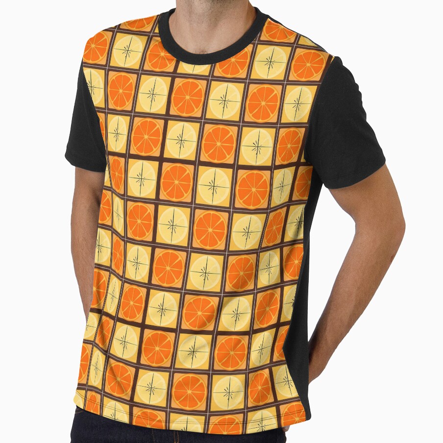 Citrus Slice Pattern | Colorful Fruit Pop Art for Summer Vibes by UniqueDesign751