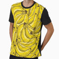 Yellow Banana Bunch Seamless Pattern - Retro Pop Art Fruit by LiFFYSTYLE