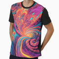 Trippy Psychedelic Pattern – Groovy Abstract Optical Illusion Design by LemonHorse