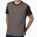 Trippy Rainbow Stripe Psychedelic Design by Peac7e