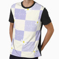 Purple Gingham with Daisies by Colorville