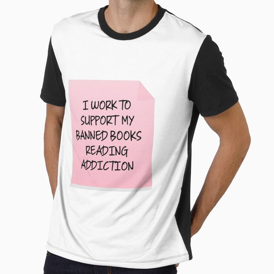 I Work To Support My Reading Addiction Book Quote by mariejosee22
