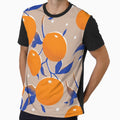 Orange pattern, pop art by SztuKarola
