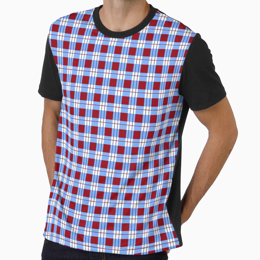 Patriotic Plaid in Red, White, and Blue by PCaleDesigns