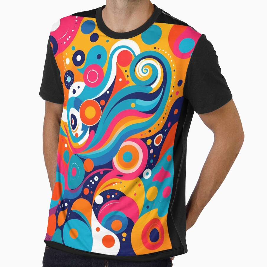 Copy of Swirly style vibrant pattern by Studio Quirk