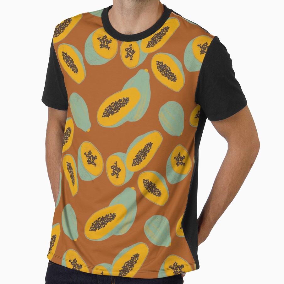 Papaya pattern by RosanneCreates