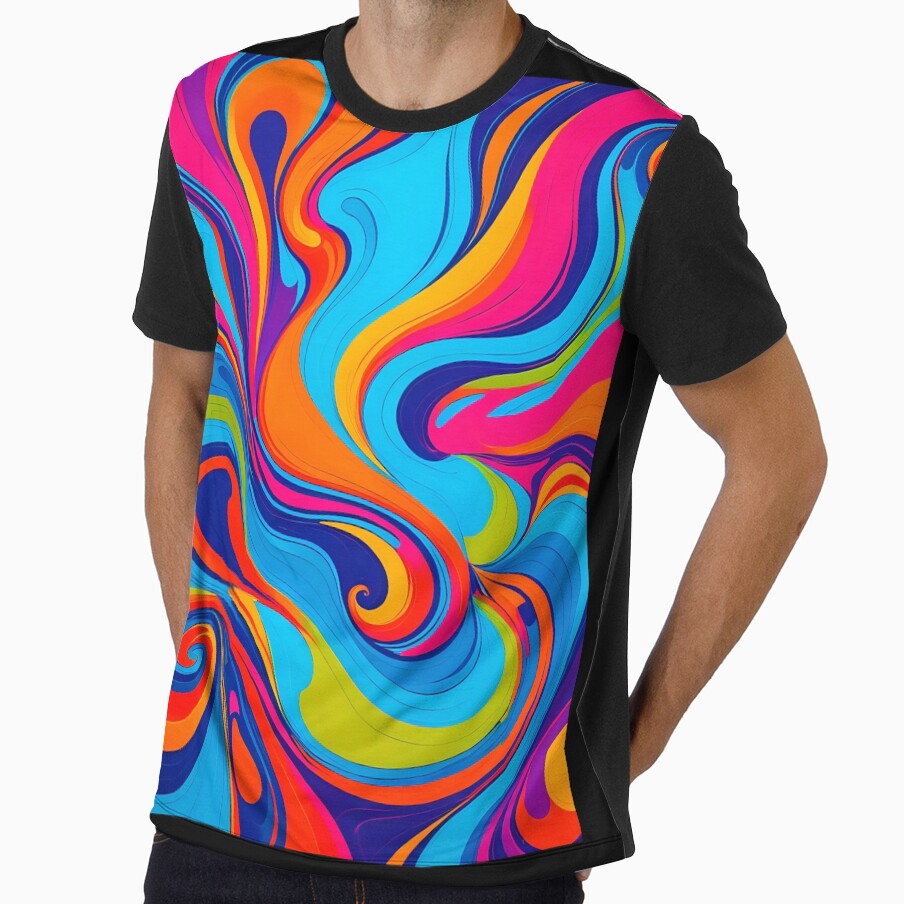 Swirly style vibrant pattern by Studio Quirk