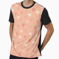 Strawberry Peach Summer Berry Scatter by Patternandflow