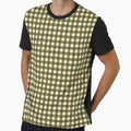 Moss Green Gingham Pattern by Efthymia