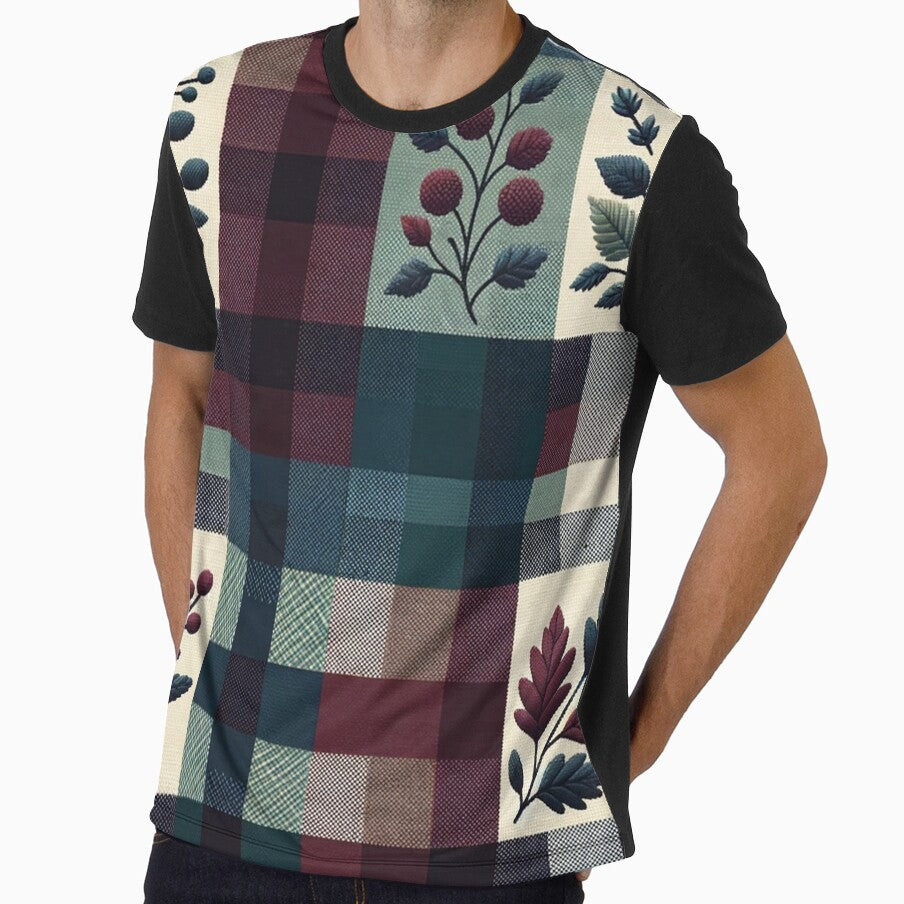 Winter-Inspired Gingham Print Pattern by PinUpPizzazz