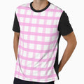 Pink Gingham Plaid Tartan by Julie Erin Designs