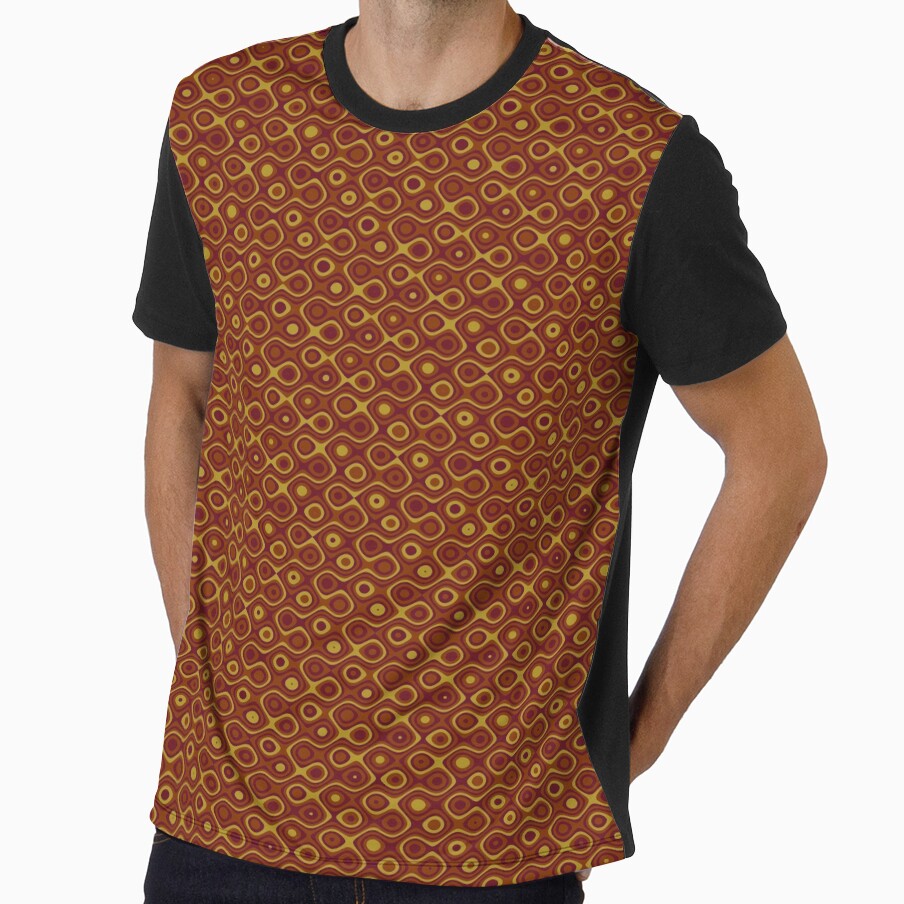 Roast Beef & Mustard - 70's Retro Wallpaper design by harrizon