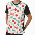 Fresh Red Cherries Crisp Pattern by Soul Path