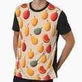 Cute Fruits Seamless Pattern, Vector Art by MadSwellDesigns
