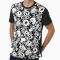 Dark Gothic Rose Garden Floral Pattern by rawpetal