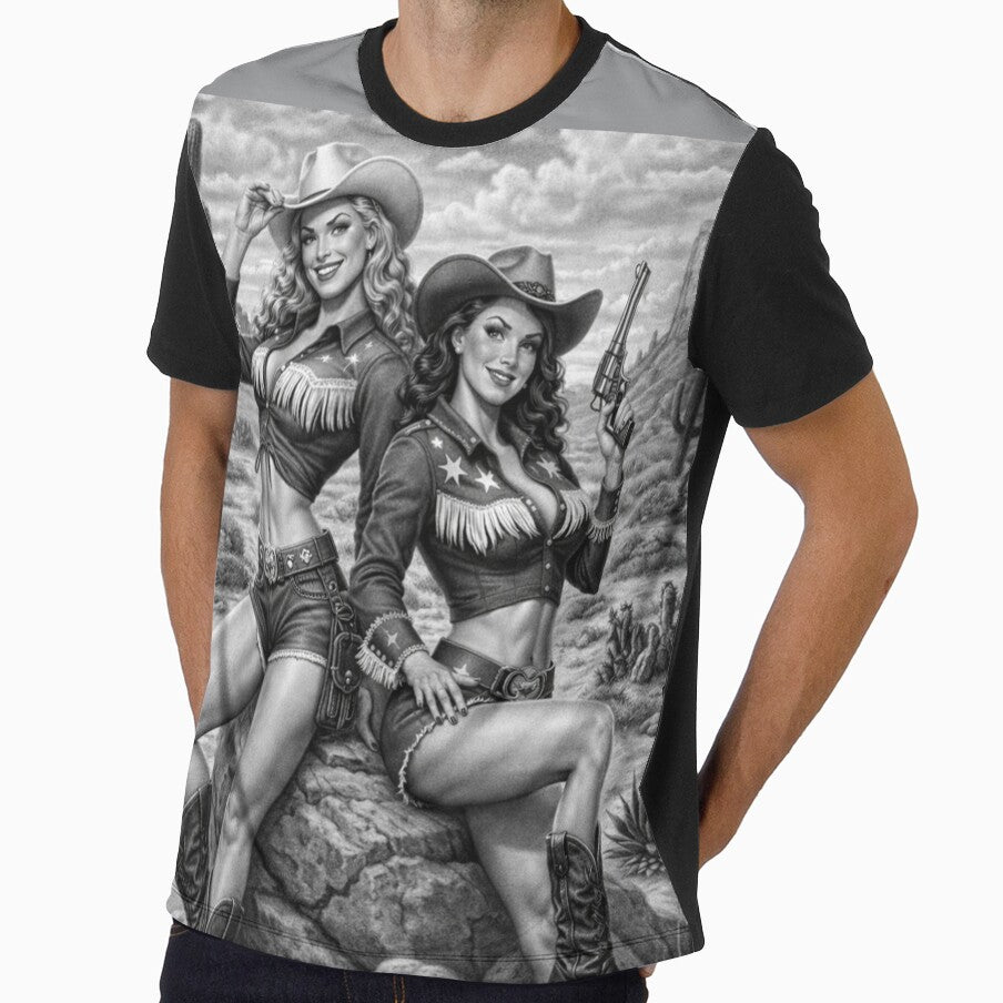 Vintage Western Cowgirls Pinup by Willyboy16