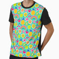 Fruit And Rainbow Pattern, Cute Colorful by graphic-genie