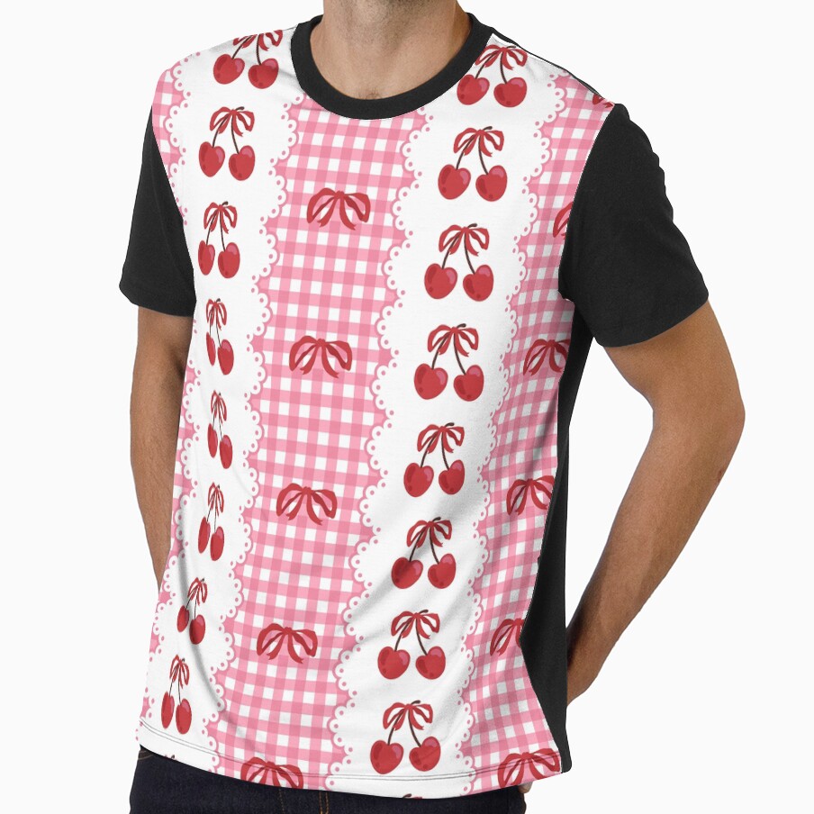 Coquette Pink Picnic Lace Design by Kusaka.art