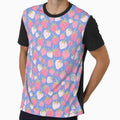 Strawberry Fields Purple Berry Picnic Scatter by Patternandflow