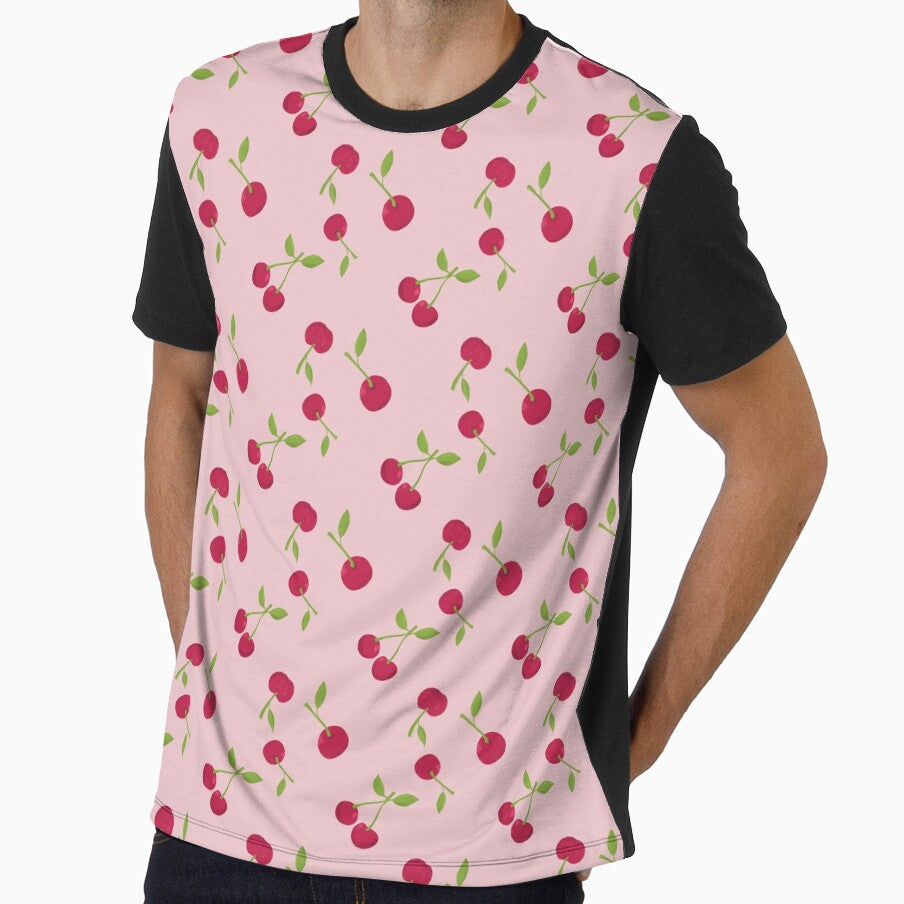 cute Cherry Retro PINK by kristinedesigns