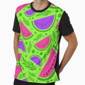 Retro Summer Fruit Pop Art - Pink & Purple by Ederson D'Mind