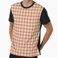 Dusty Rose Gingham Pattern | Terracotta and Cream Plaid | Retro Neutral Checkered Grid | Boho Earthy Picnic Aesthetic | Minimalist Rosewood Plaid Grid | Vintage Muted Checkerboard by VivaFy