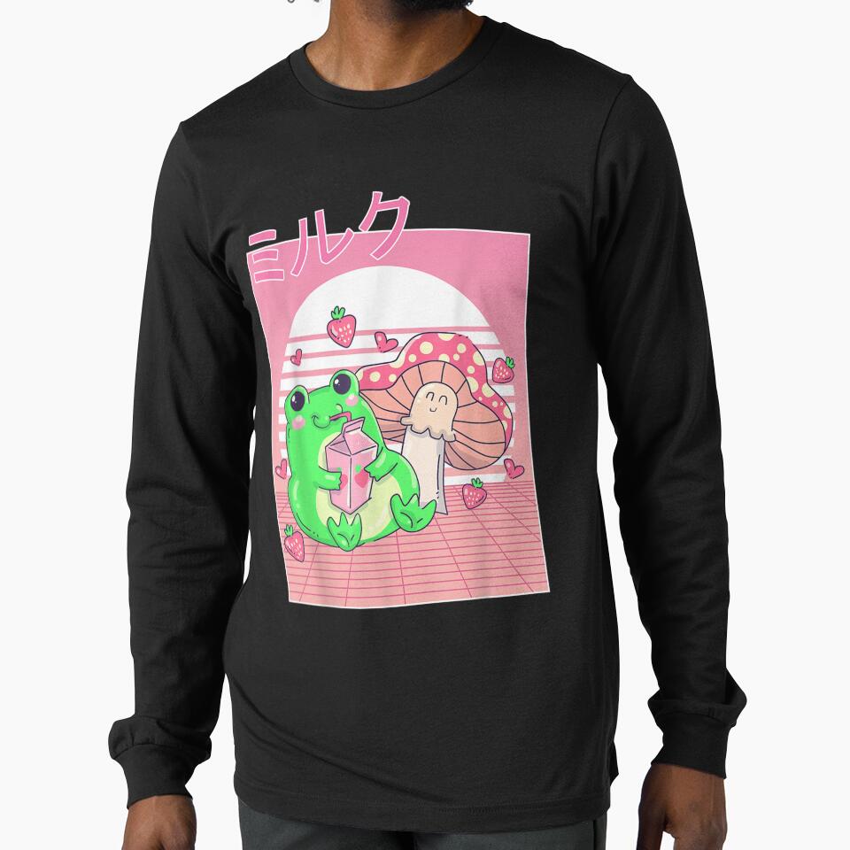 Frog Strawberry Milk Mushroom by nancyholly