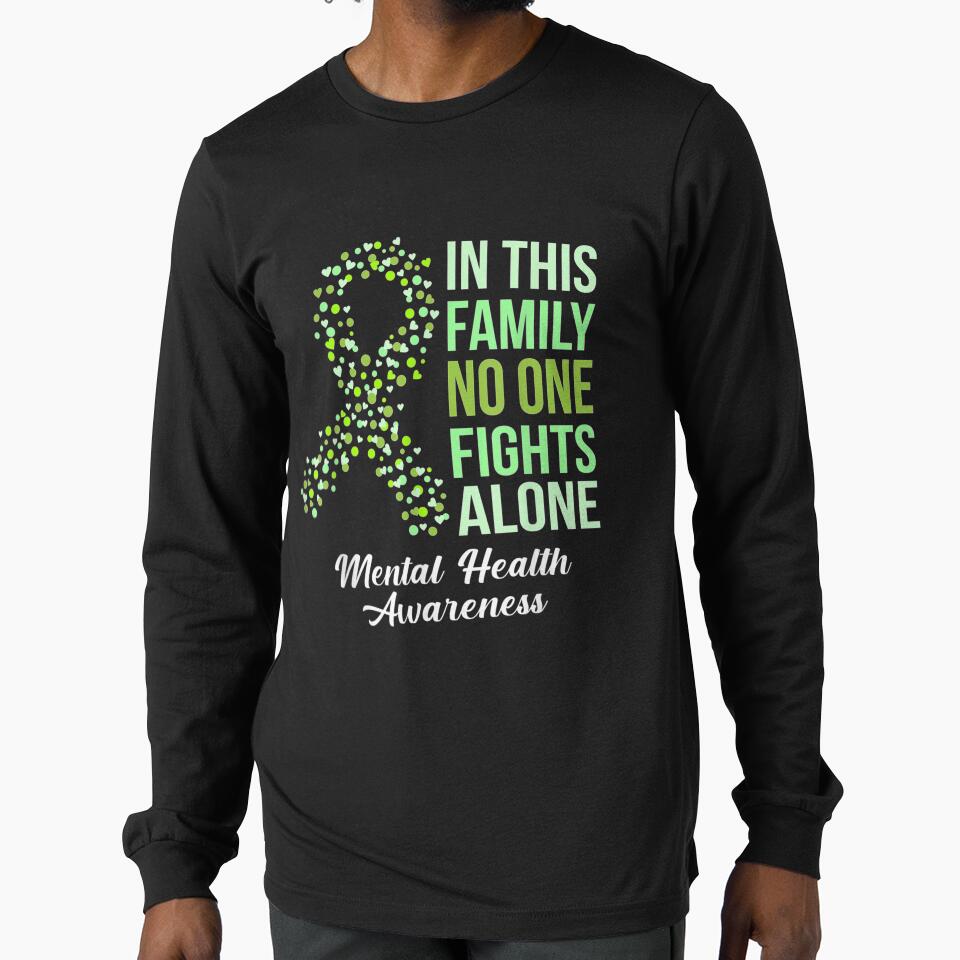 Family Support Mental Health Matters Awareness Ribbon by saigeorion