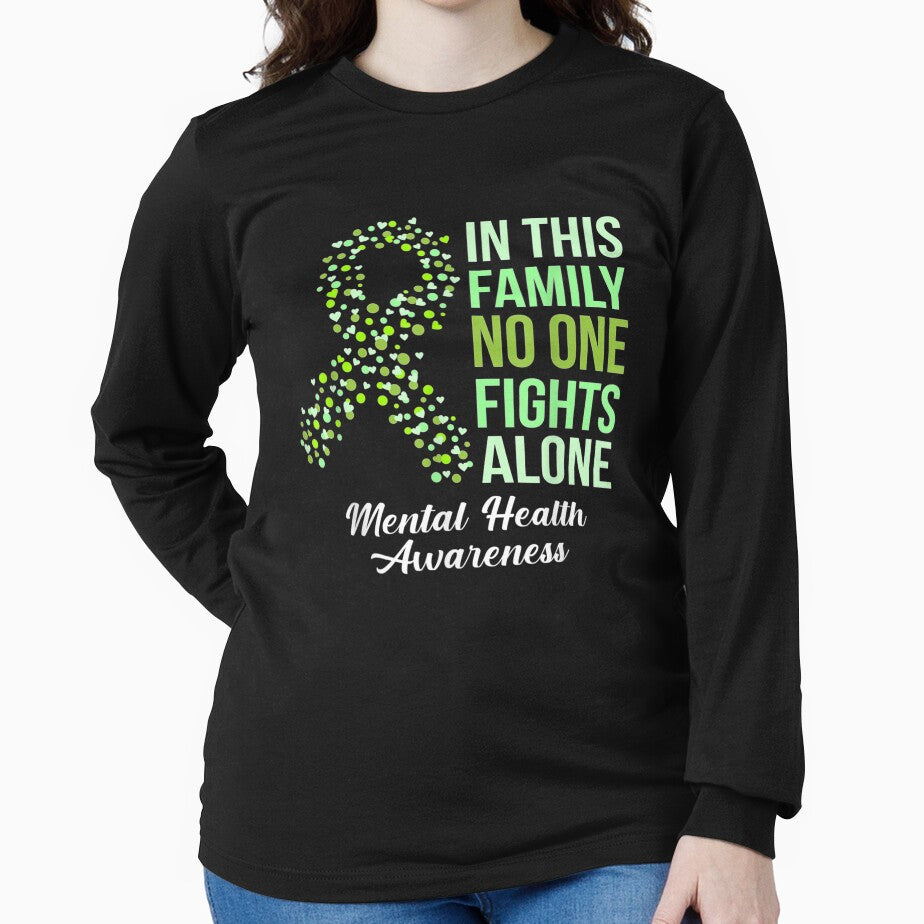 Family Support Mental Health Matters Awareness Ribbon by saigeorion