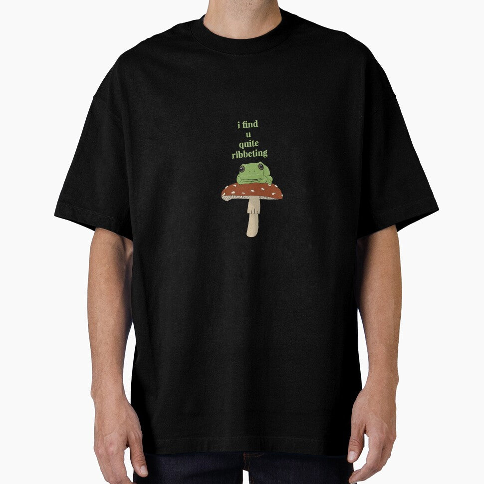 Frog on a Mushroom Pun by Alana Woods