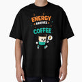 My Energy Arrives With Coffee Funny QuoteMy Energy Arrives With Coffee Funny Quote by Gift Phrase Studio