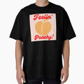 Feeling Peachy Retro Graphic With Red Typography by mainsqueezemar