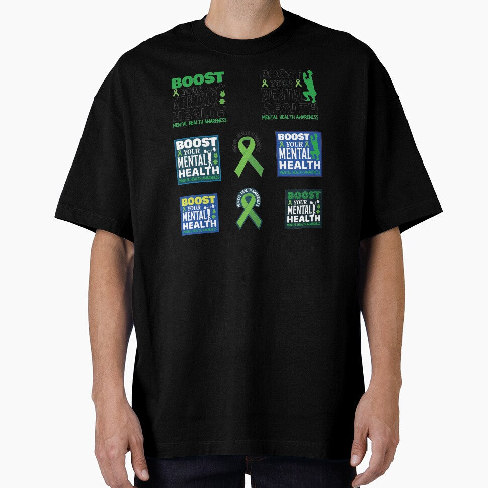 Mental Health Awareness - Boost Your Mental Health Stricker Pack by OwlCanvas