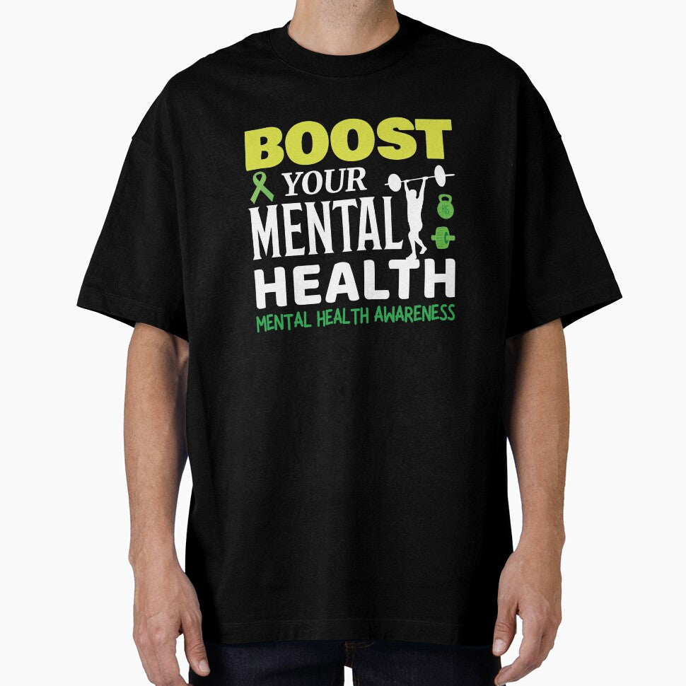 Mental Health Awareness - Boost Your Mental Health With Sweat by OwlCanvas
