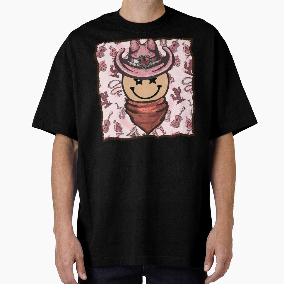 Cowgirl Smiley Face by handsoftime2020