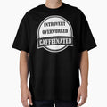 Introvert Overworked Caffeinated – Funny Burnout Coffee Shirt by ChameraDesign